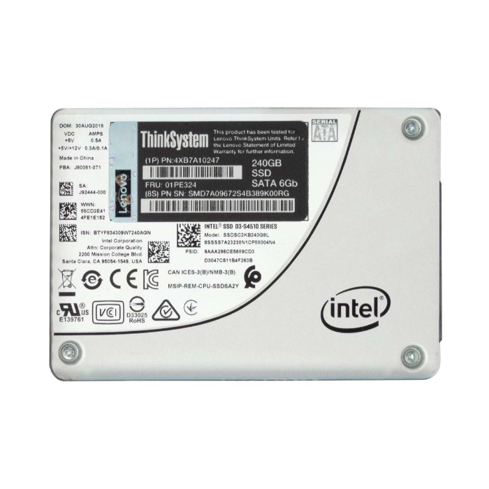 Lenovo 4XB7A10247 | 240GB Triple-Level Cell SATA 6Gb/s Hot Swappable 2.5-Inch Solid State Drive for ThinkSystem Refurbished - Lenovo refurbished available on Gotodirect