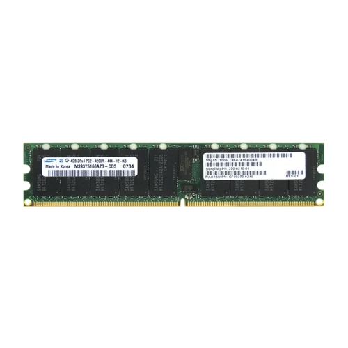 Samsung M393T5166AZ3-CD5 | 4GB DDR2-533MHz PC2-4200 ECC Registered RDIMM CL4 2Rx4 1.8V 240-Pin Memory Module Refurbished - Samsung refurbished available on Gotodirect