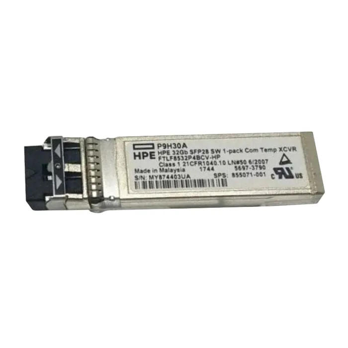 HP P9H30-63001 | 32Gb/s 32GBase-SW Multi-mode Fibre 850nm Duplex LC Connectors SFP+ Transceiver Modul Refurbished - Hewlett-Packard (ou HP en abrégé) refurbished available on Gotodirect