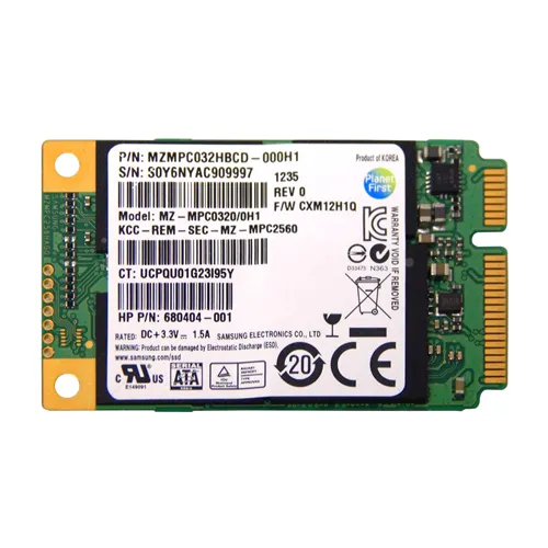 Samsung MZ-MPC0320/0H1 | PM830 Series 32GB Multi-Level Cell SATA 6Gb/s mSATA Solid State Drive Refurbished - Samsung refurbished available on Gotodirect