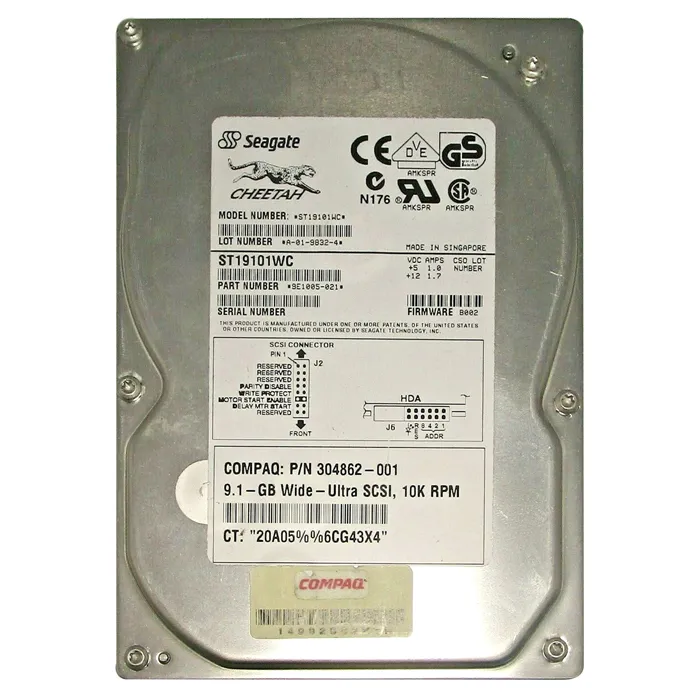 Seagate 9E1005-021 | 9GB 10000RPM Ultra160 SCSI 4MB Cache Hot-Swappable 3.5-Inch Hard Drive Refurbished - Seagate refurbished available on Gotodirect