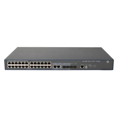 HP JG299B | FlexNetwork 3600 EI Series 3600 24 v2 24 x 10/100Base-TX RJ-45 and 4 x 1GbE SFP + 2 x Shared GE RJ-45 Ports Layer 3 Managed Fast Ethernet Network Switch Refurbished - Hewlett-Packard (ou HP en abrégé) refurbished available on Gotodirect