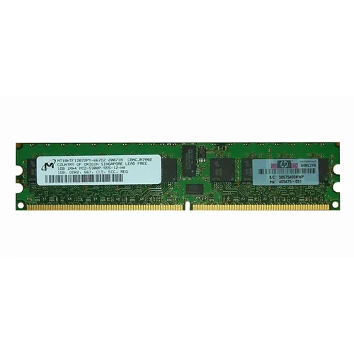 Micron MT18HTF12872PY-667D2 | 1GB DDR2-667MHz PC2-5300 ECC Registered RDIMM CL5 1Rx4 1.8V 240-Pin Memory Module Refurbished -  refurbished available on Gotodirect