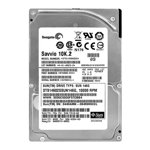 Sun 390-0324-03 | 146GB 10000RPM SAS SFF 2.5-Inch Hard Drive for M4000 Series Refurbished -  refurbished available on Gotodirect