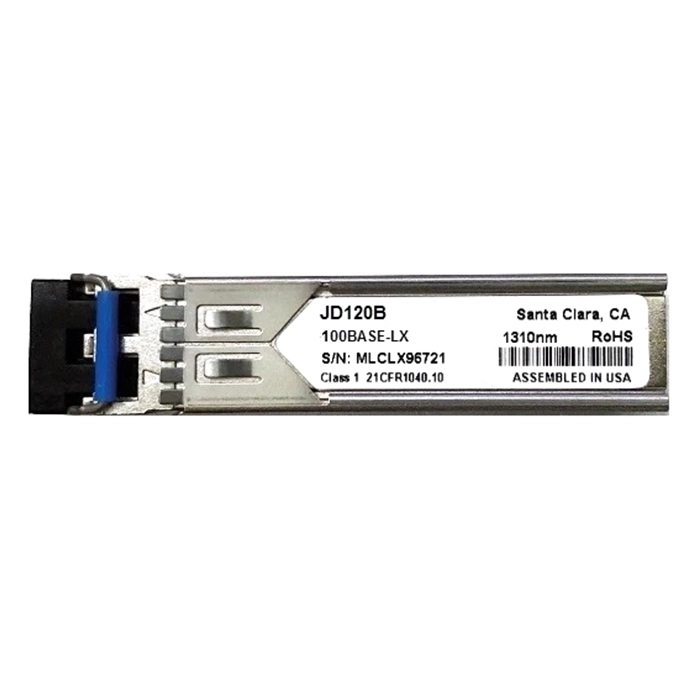 HP JD120-61201 | X110 100Mb/s 100Base-LX Single-Mode Fibre 1310nm 10km Duplex LC Connector SFP Transceiver Module Refurbished - Hewlett-Packard (ou HP en abrégé) refurbished available on Gotodirect