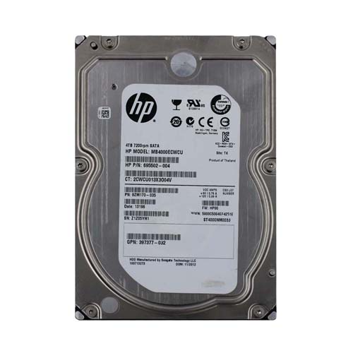 HP MB4000ECWCU | 4TB 7200RPM SATA 3Gb/s Hot-Pluggable LFF 3.5-inch Midline Hard Drive for Gen1/7 ProLiant Server Refurbished - Hewlett-Packard (ou HP en abrégé) refurbished available on Gotodirect