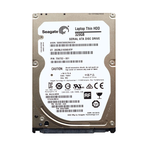 HP 756732-001 | 320GB 7200RPM SATA 6Gb/s 32MB Cache 2.5-inch Hard Drive Refurbished - Hewlett-Packard (ou HP en abrégé) refurbished available on Gotodirect