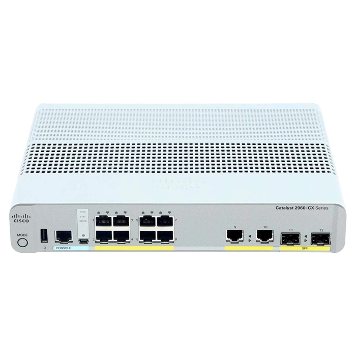 Buy Cisco WS-C2960CX-8TC-L-RF | Catalyst 3560-CX Series 2960CX-8TC 8 x RJ-45 Ports 10/100/1000Base-T + 2 x 1G Uplinks Ports + 2 x SFP Ports Layer 3 Managed Rack-Mountable Gigabit Ethernet Network Switch Refurbished - $1869.15 Cisco WS-C2960CX-8TC-L-RF | Catalyst 3560-CX Series 2960CX-8TC 8 x RJ-45 Ports 10/100/1000Base-T + 2 x 1G Uplinks Ports + 2 x SFP Ports Layer 3 Managed Rack-Mountable Gigabit Ethernet Network Switch Refurbished - Cisco Systems Inc. refurbished available on Gotodirect