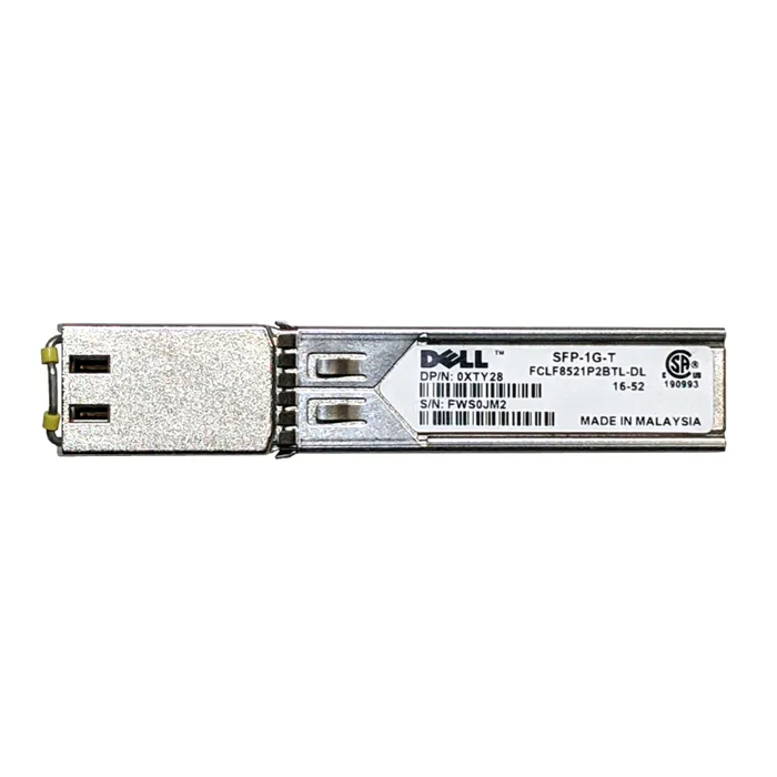 Dell 0XTY28 | 1.25Gb/s 1000Base-T Copper-Mode 100m RJ-45 Connector SFP Transceiver Module Refurbished - Dell refurbished available on Gotodirect