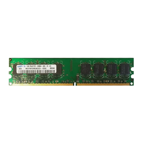 Samsung M378T2953CZ3-CCC | 1GB DDR2-400MHz PC2-3200 Non-ECC Unbuffered UDIMM CL3 2Rx8 1.8V 240-Pin Memory Module Refurbished - Samsung refurbished available on Gotodirect