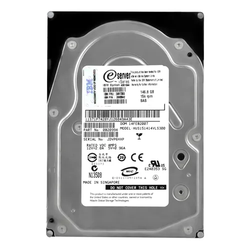 IBM 26K5842 | 146GB 15000RPM SAS 3Gb/s Hot Swappable 16MB Cache 3.5-Inch Hard Drive Refurbished -  refurbished available on Gotodirect