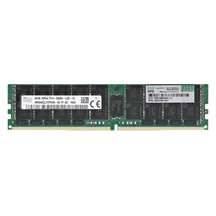Hynix HMAA8GL7CPR4N-VKTF | 64GB DDR4-2666MHz PC4-21300 ECC Registered LRDIMM CL19 4Rx4 1.2V 288-Pin Memory Module Refurbished -  refurbished available on Gotodirect