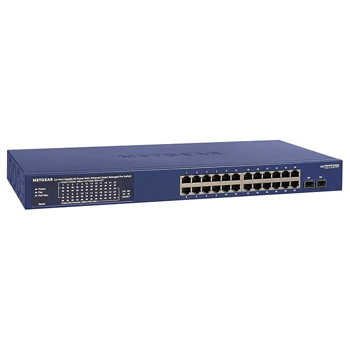Netgear GS724TPP-300NAS | GS724TPPv3 24-Ports Gigabit PoE+ Managed Network Switch (380W) Refurbished - Netgear refurbished available on Gotodirect