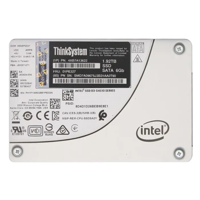 Lenovo 01PE327 | 1.92TB TLC SATA 6GB/s Hot Swap 2.5-Inch Internal Solid State Drive Refurbished - Lenovo refurbished available on Gotodirect