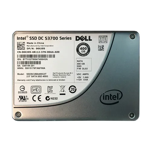 Dell 6XJ05 | 400GB Multi-Level Cell SATA 6Gb/s Hot-Pluggable 2.5-Inch Solid State Drive for PowerEdge Servers Refurbished - Dell refurbished available on Gotodirect