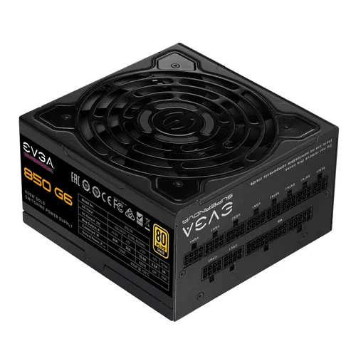 EVGA 220-G6-0850-X1 | SuperNOVA G6 850-Watts 100V-240V AC 12-6A 60-50Hz 80-Plus Gold Fully Modular Power Supply with FDB Fan Refurbished - EVGA refurbished available on Gotodirect