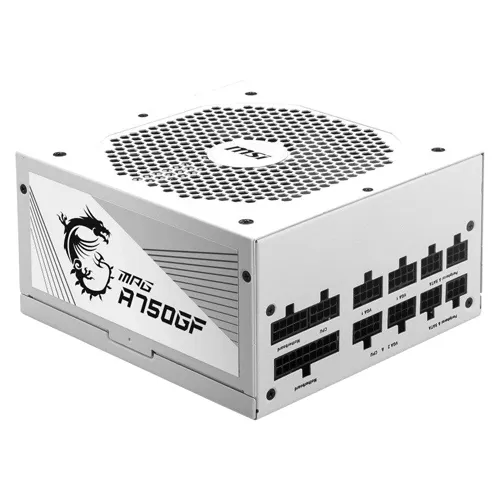 MSI MPG-A750GF-WHITE | 750-Watts 80+ Gold Fully Modular ATX Power Supply Refurbished - MSI (Micro-Star International) refurbished available on Gotodirect