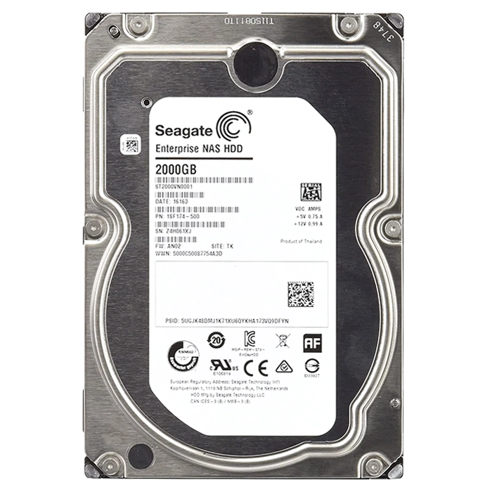 Seagate ST2000VN0001 | NAS HDD 2TB 7200RPM SATA 6Gb/s 128MB Cache (512e) 3.5-Inch Enterprise Hard Drive Refurbished - Seagate refurbished available on Gotodirect