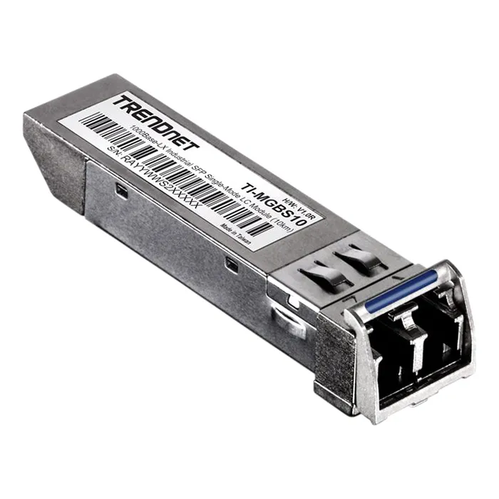 TRENDnet TI-MGBS10 | 1000Base-LX SFP to RJ45 Single-Mode LC Connector Industrial SFP Transceiver Module Refurbished -  refurbished available on Gotodirect