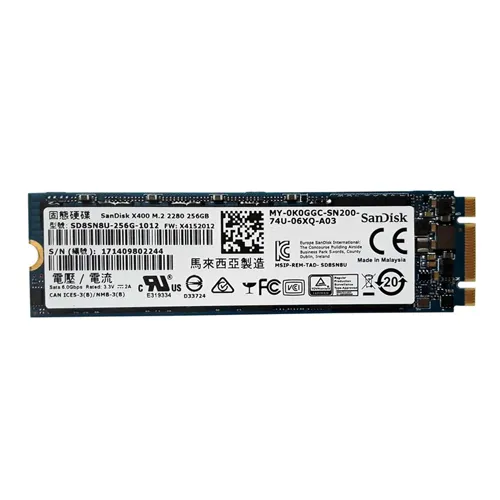 Dell K0GGC | 256GB Triple-Level Cell SATA 6Gb/s M.2 2280 Solid State Drive for Latitude Notebook Refurbished - Dell refurbished available on Gotodirect