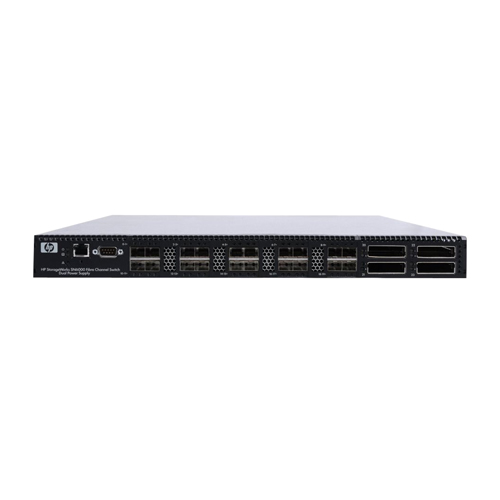 HP AW576A#ABA | 24 x Ports FC 1U Rack-mountable Managed Stackable Fibre Channel Switch Refurbished - Hewlett-Packard (ou HP en abrégé) refurbished available on Gotodirect