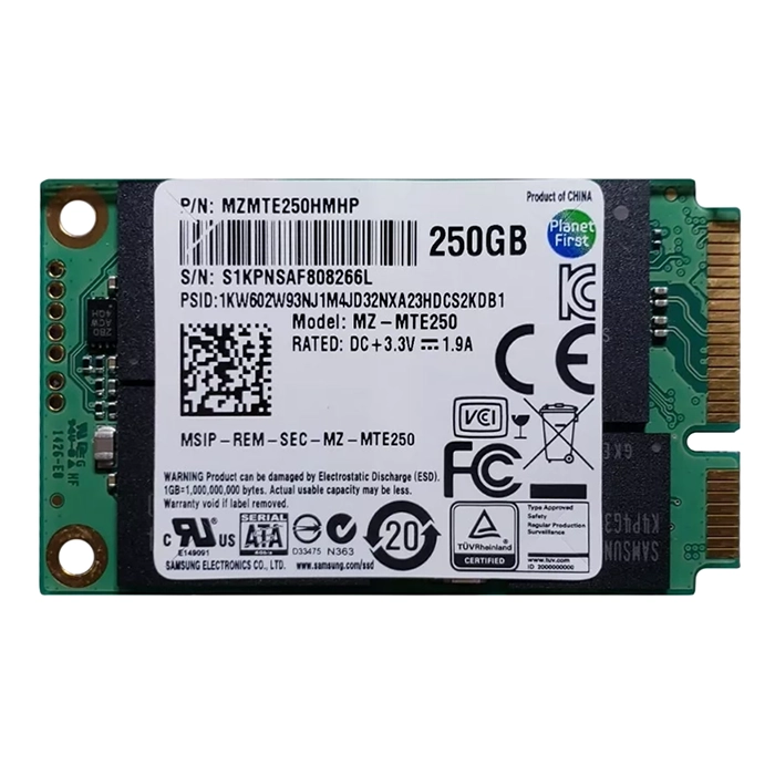 Samsung MZMTE250HMHP | 840 EVO Series 250GB TLC SATA 6GB/s AES-256 FDE mSATA Internal Solid State Drive Refurbished - Samsung refurbished available on Gotodirect