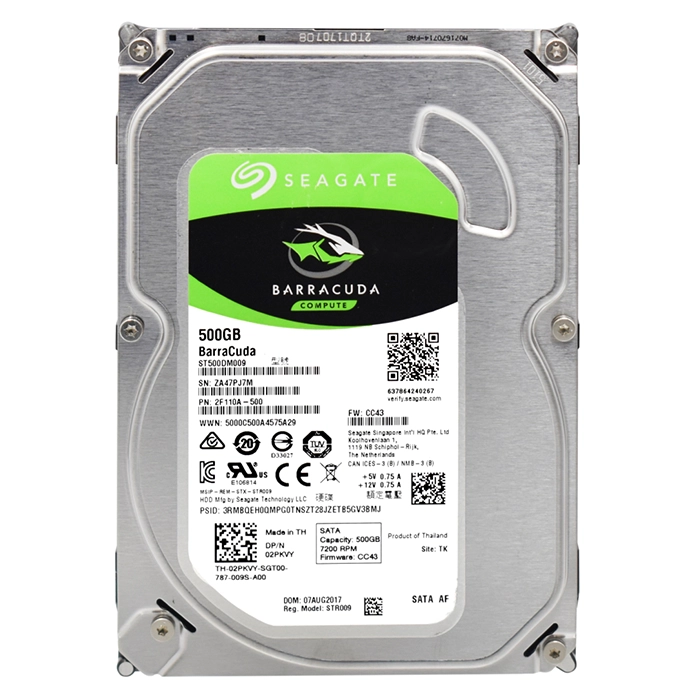 Buy Seagate ST500DM009 | BarraCuda 500GB 7200RPM SATA 6Gb/s 32MB Cache (512e) 3.5-Inch Hard Drive Refurbished - $309.00 Seagate ST500DM009 | BarraCuda 500GB 7200RPM SATA 6Gb/s 32MB Cache (512e) 3.5-Inch Hard Drive Refurbished - Seagate refurbished available on Gotodirect