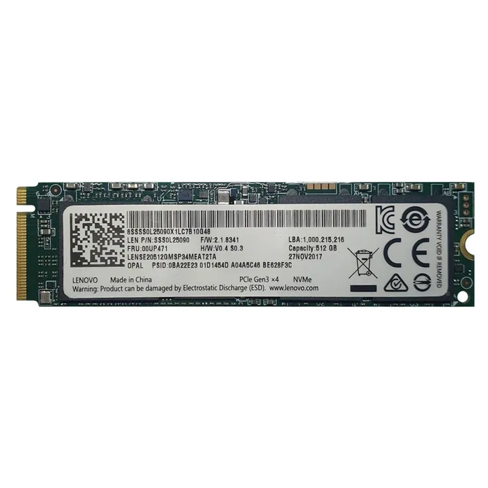 Lenovo SSS0L25090 | 512GB M.2 2280 PCI Express 2.5-Inch Internal Solid State Drive Refurbished - Lenovo refurbished available on Gotodirect