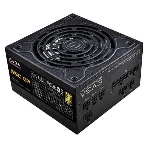 EVGA 220-GA-0550-X1 | SuperNOVA 550 GA 550-Watts 100-240V AC 8-4A 50-60Hz 80-Plus Gold Fully Modular Eco Mode 24-Pin ATX Power Supply Refurbished - EVGA refurbished available on Gotodirect