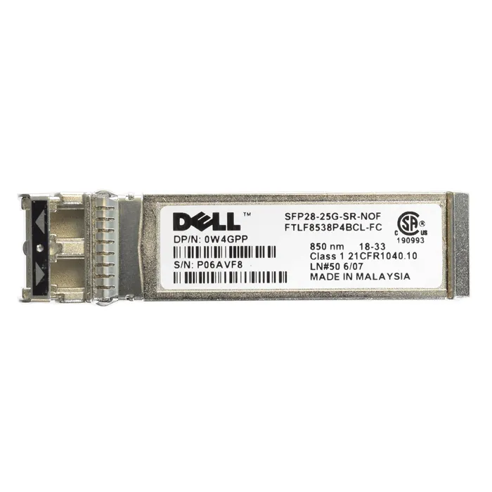 Dell FTLF8538P4BCL-FC | 25Gb/s 25GBase-SR Multi-mode Fibre 850nm 100m Duplex LC Connector SFP28 Transceiver Module Refurbished - Dell refurbished available on Gotodirect