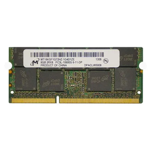 Buy Micron MT18KSF1G72HZ-1G4D1ZE | 8GB DDR3-1333MHz PC3-10600 ECC Unbuffered SODIMM CL9 2Rx8 1.35V 204-Pin Memory Module Refurbished - $188.38 Micron MT18KSF1G72HZ-1G4D1ZE | 8GB DDR3-1333MHz PC3-10600 ECC Unbuffered SODIMM CL9 2Rx8 1.35V 204-Pin Memory Module Refurbished - refurbished available on Gotodirect