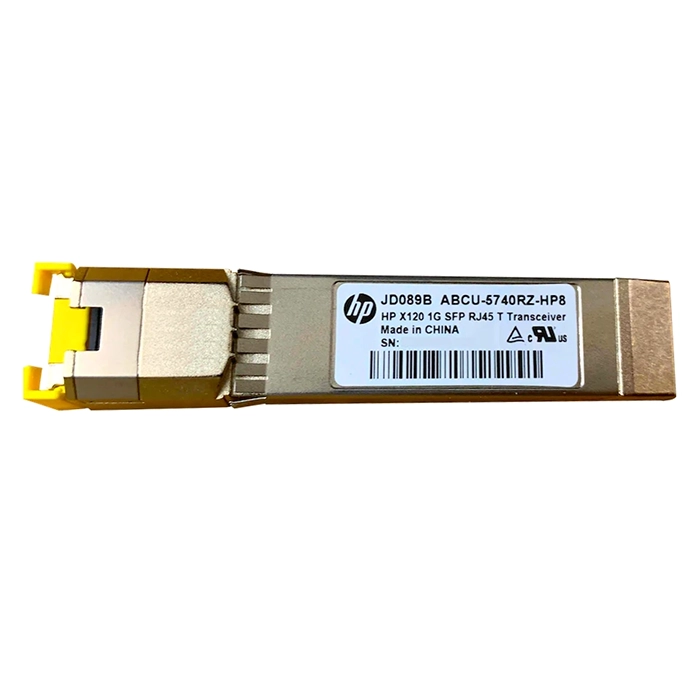HP JD089-61001 | ProCurve X120 1Gb/s 1000Base-T Copper-Mode 100m RJ-45 Connector SFP Transceiver Module Refurbished - Hewlett-Packard (ou HP en abrégé) refurbished available on Gotodirect