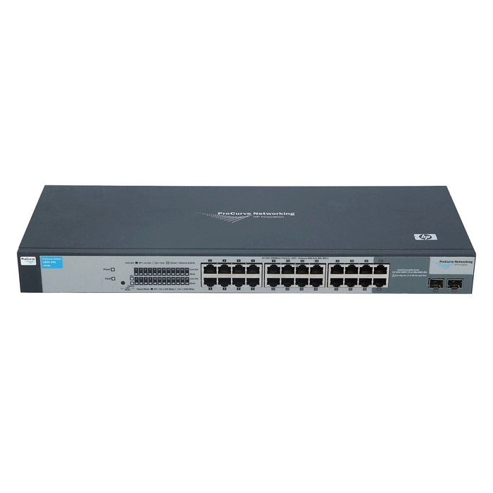HP J9028A#ABA | ProCurve 1800 series 1800-24G 22 x RJ-45 Ports 10/100/1000Base-T + 2 x Dual Personality RJ-45/SFP (mini-GBIC) Ports Layer 2 Managed Rack-mountable Gigabit Ethernet Network Switch Refurbished - Hewlett-Packard (ou HP en abrégé) refurbished available on Gotodirect