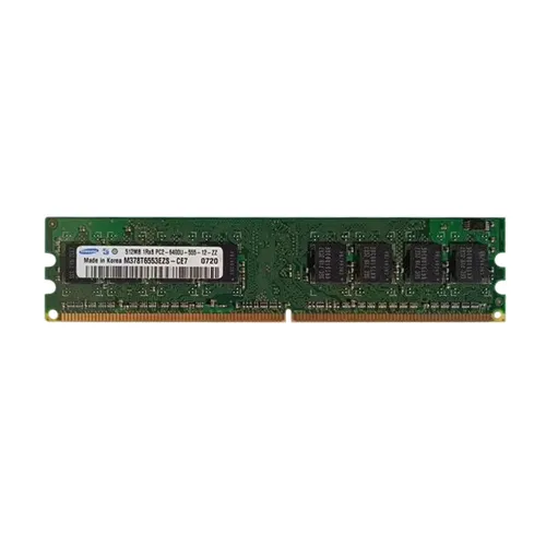 Samsung M378T6553EZS-CE7 | 512MB DDR2-800MHz PC2-6400 Non-ECC Unbuffered UDIMM CL6 1Rx8 1.8V 240-Pin Memory Module Refurbished - Samsung refurbished available on Gotodirect