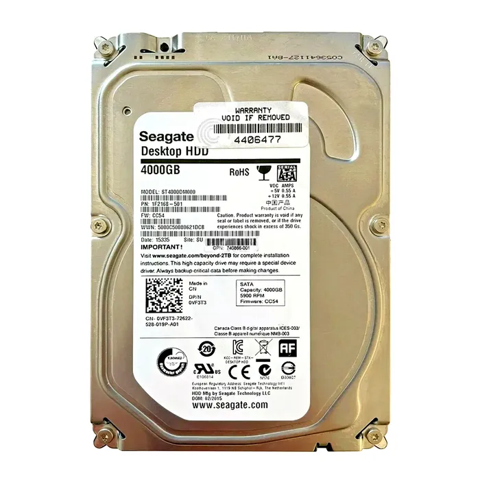 Seagate ST4000DM000 | 4TB 5900RPM SATA 6Gb/s 64MB Cache (RoHS) 3.5-Inch Hard Drive Refurbished - Seagate refurbished available on Gotodirect