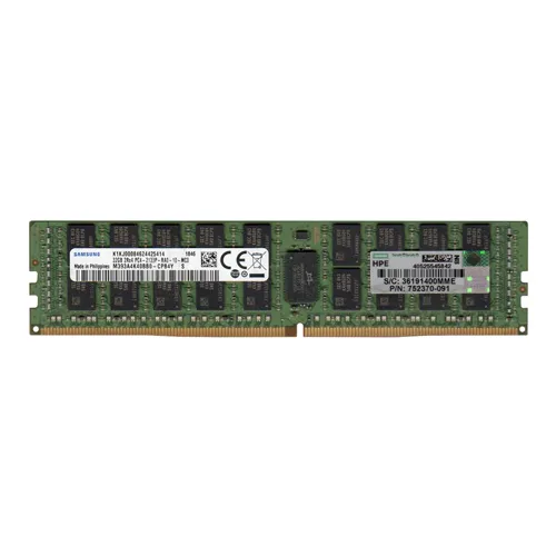 HP 752370-091 | 32GB DDR4-2133MHz PC4-17000 ECC Registered RDIMM CL15 2Rx4 1.2V 288-Pin Memory Module Refurbished - Hewlett-Packard (ou HP en abrégé) refurbished available on Gotodirect