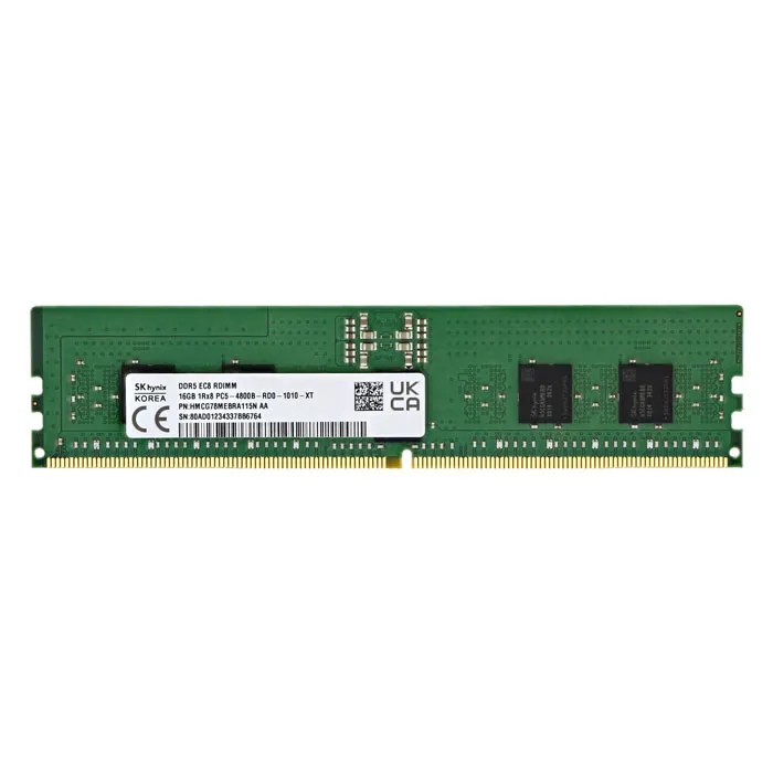 Hynix HMCG78MEBRA115N | 16GB DDR5-4800MHz PC5-38400 ECC Registered RDIMM CL40 1Rx8 1.1V 288-Pin Memory Module Refurbished -  refurbished available on Gotodirect