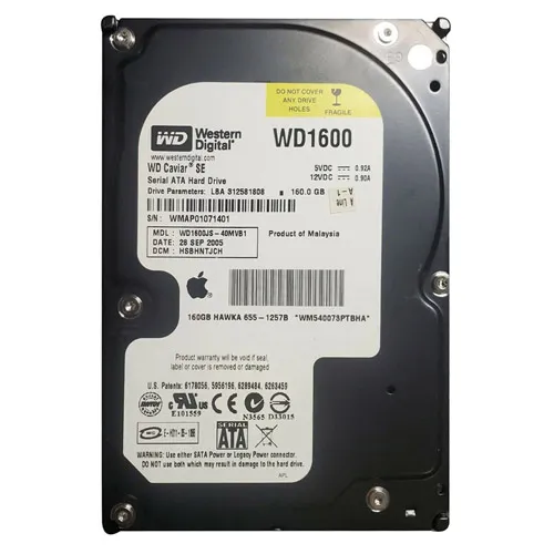 Western Digital WD1600JS-40MVB1 | Caviar SE 160GB 7200RPM SATA 3Gb/s 8MB Cache 3.5-Inch Hard Drive Refurbished - Western Digital refurbished available on Gotodirect