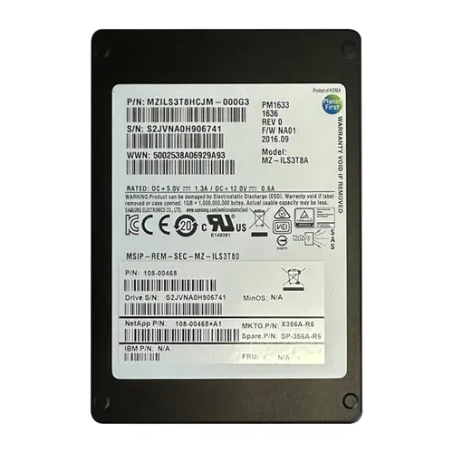 NetApp X356A-R6 | 3.8TB SAS 12Gb/s 2.5-Inch Solid State Drive for DS2246 StorageShelf Refurbished -  refurbished available on Gotodirect