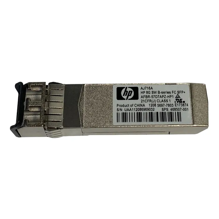 HP 468507-001 | B-Series 8Gb/s 8GBase-SR Multi-Mode Fibre 850nm 300m Fibre Channel Duplex LC Connector SFP+ Transceiver Module Refurbished - Hewlett-Packard (ou HP en abrégé) refurbished available on Gotodirect