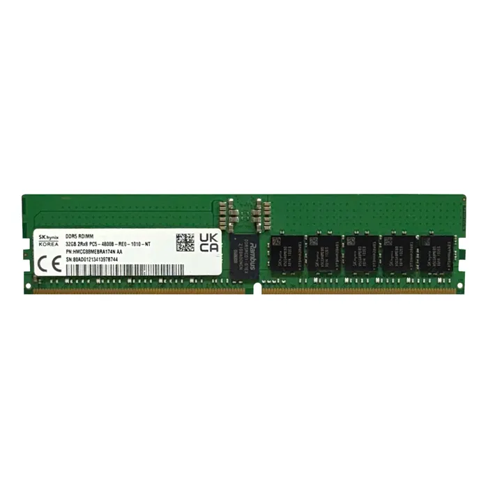 Hynix HMCG88MEBRA174NAA | 32GB DDR5-4800MHz ECC Registered CL40 288-Pin RDIMM 1.1V 2Rx8 Memory Module Refurbished -  refurbished available on Gotodirect