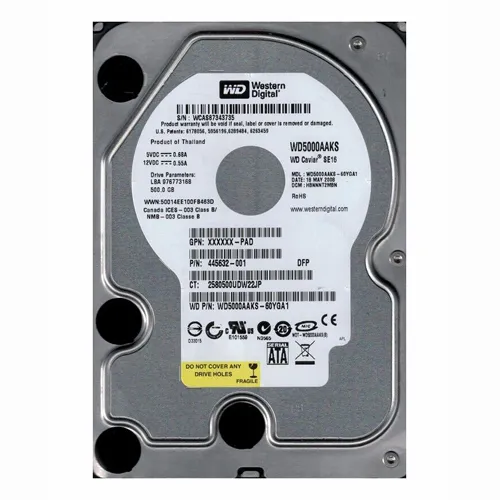 HP 445632-001 | 500GB 7200RPM SATA 3Gb/s NCQ 16MB Cache Hot-Pluggable 3.5-inch Hard Drive Refurbished - Hewlett-Packard (ou HP en abrégé) refurbished available on Gotodirect