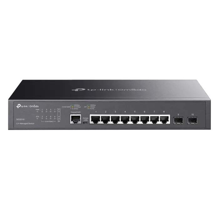 TP-LINK SG3210 | Omada 8-Port Gigabit L2+ Managed Switch with 2 SFP Slots Refurbished - TP-Link refurbished available on Gotodirect