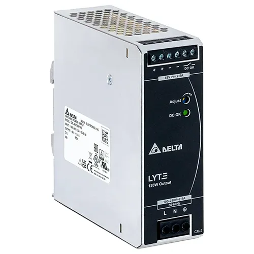 Delta DRL-48V120W1AA | 120-Watt 48V 2.5A DIN Rail Power Supply Refurbished -  refurbished available on Gotodirect