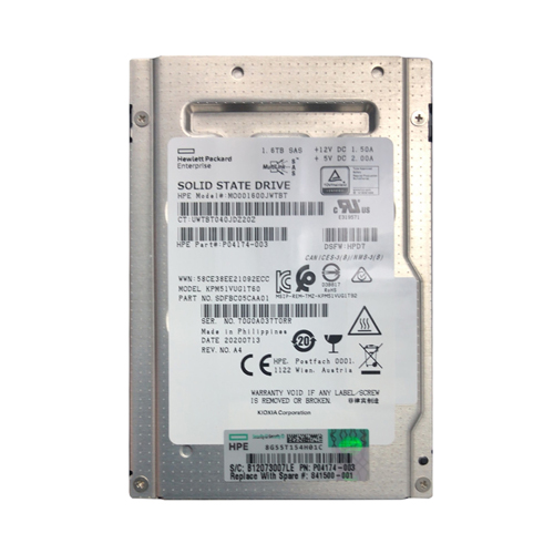 HP MO001600JWTBT | 1.6TB Multi-Level Cell SAS 12Gb/s Mixed Use 2.5-Inch Solid State Drive for ProLiant DL325 Gen10 Refurbished - Hewlett-Packard (ou HP en abrégé) refurbished available on Gotodirect