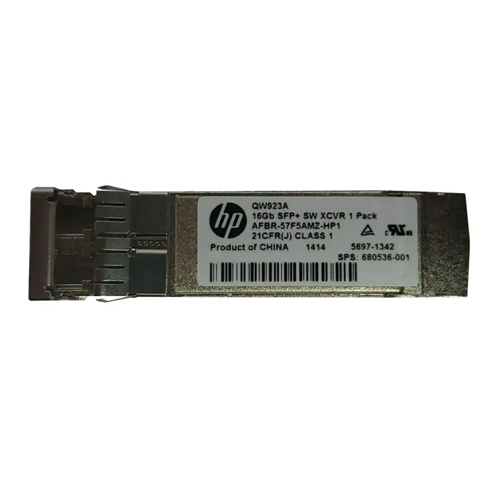 HP AFBR-57F5AMZ | 16Gb/s Short Wave Multi-Mode Fibre 850nm 100m Fibre Channel LC Connector SFP+ Transceiver Module Refurbished - Hewlett-Packard (ou HP en abrégé) refurbished available on Gotodirect