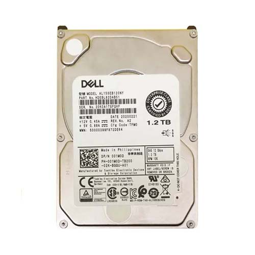 Dell 001M0D | 1.2TB 10000RPM SAS 12Gb/s Hot-Pluggable 128MB Cache (512n) 2.5-Inch Hard Drive for PowerEdge Servers Refurbished - Dell refurbished available on Gotodirect
