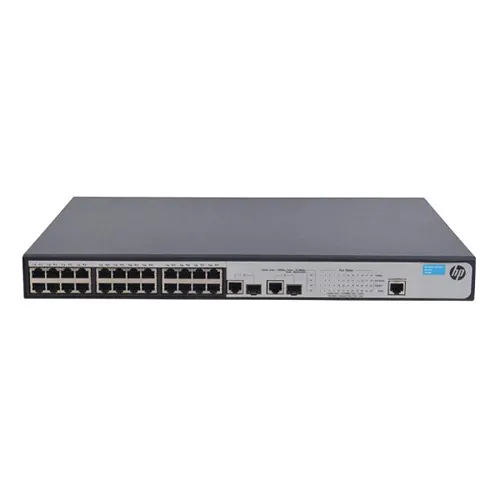 HP JG538-61001 | OfficeConnect 1910 Series 1910-24 24 x RJ-45 10/100Base-TX and 2 x Combo SFP (mini-GBIC) Ports Layer 3 Managed Fast Ethernet Network Switch Refurbished - Hewlett-Packard (ou HP en abrégé) refurbished available on Gotodirect