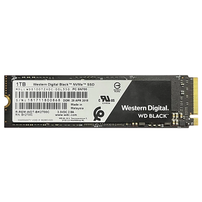 Western Digital WDS100T2X0C | Black 1TB Triple-Level Cell PCI Express NVMe 3.0 x4 M.2 2280 Solid State Drive Refurbished - Western Digital refurbished available on Gotodirect