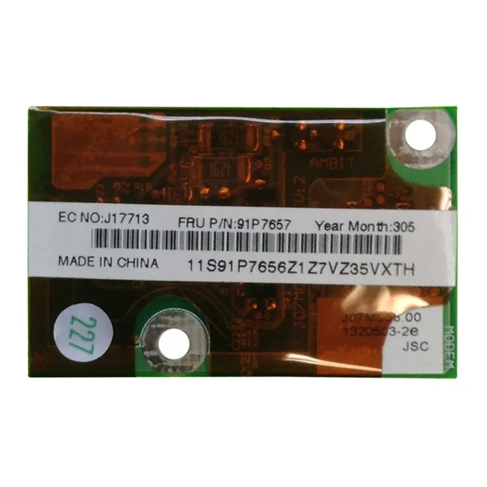 Buy IBM 91P7657 | Communication Daughter Cards (CDC) Modem Daughter Card (MDC) for T40/p T41/p Refurbished - $86.92 IBM 91P7657 | Communication Daughter Cards (CDC) Modem Daughter Card (MDC) for T40/p T41/p Refurbished - refurbished available on Gotodirect